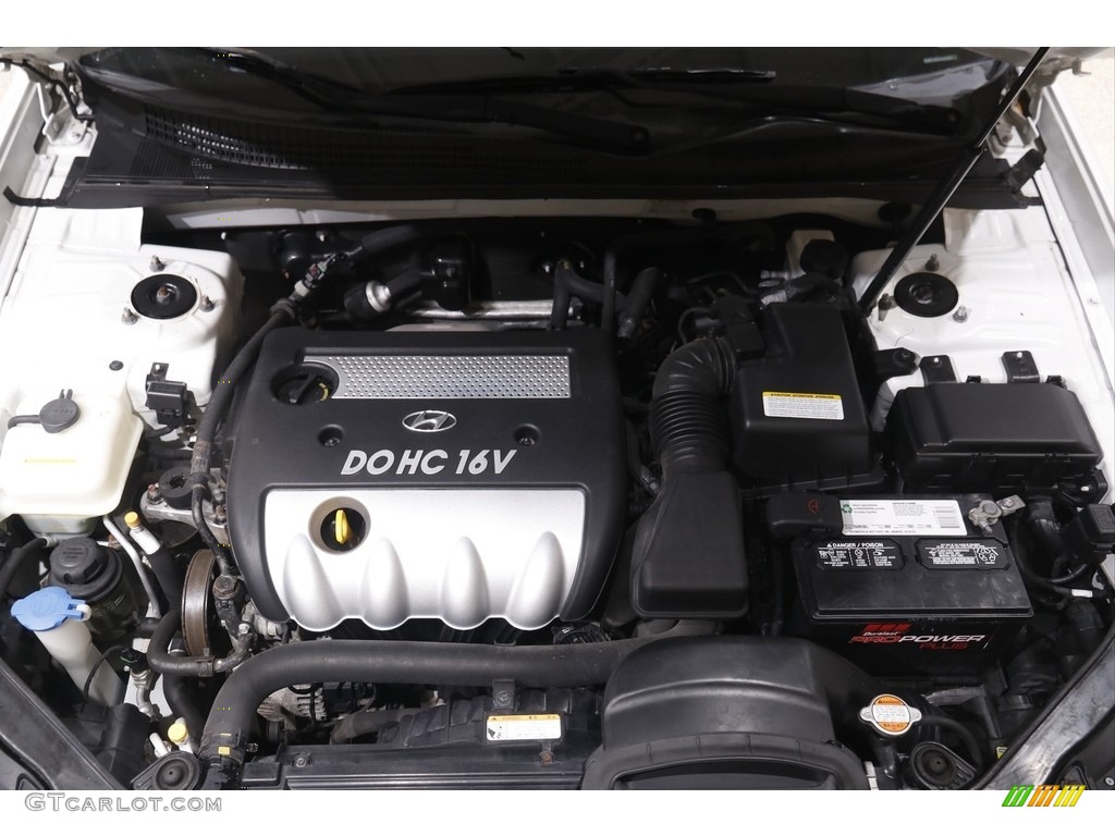 2007 Sonata GLS - Powder White Pearl / Gray photo #19