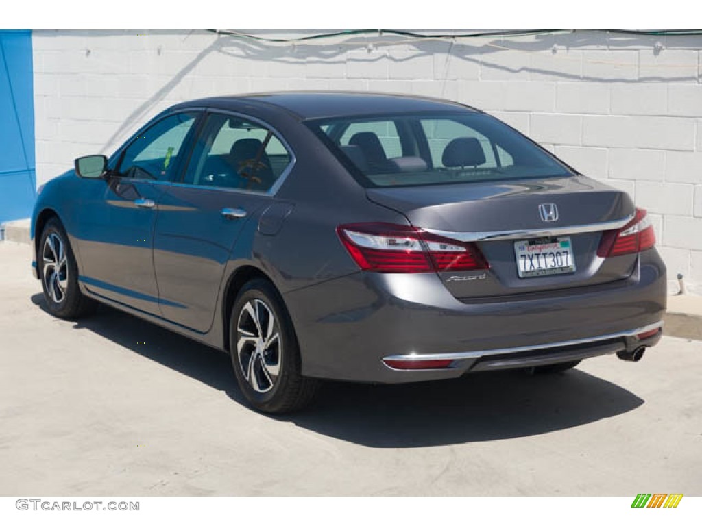 2017 Accord LX Sedan - Modern Steel Metallic / Black photo #2