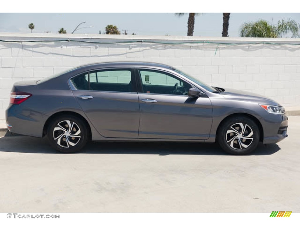 2017 Accord LX Sedan - Modern Steel Metallic / Black photo #14
