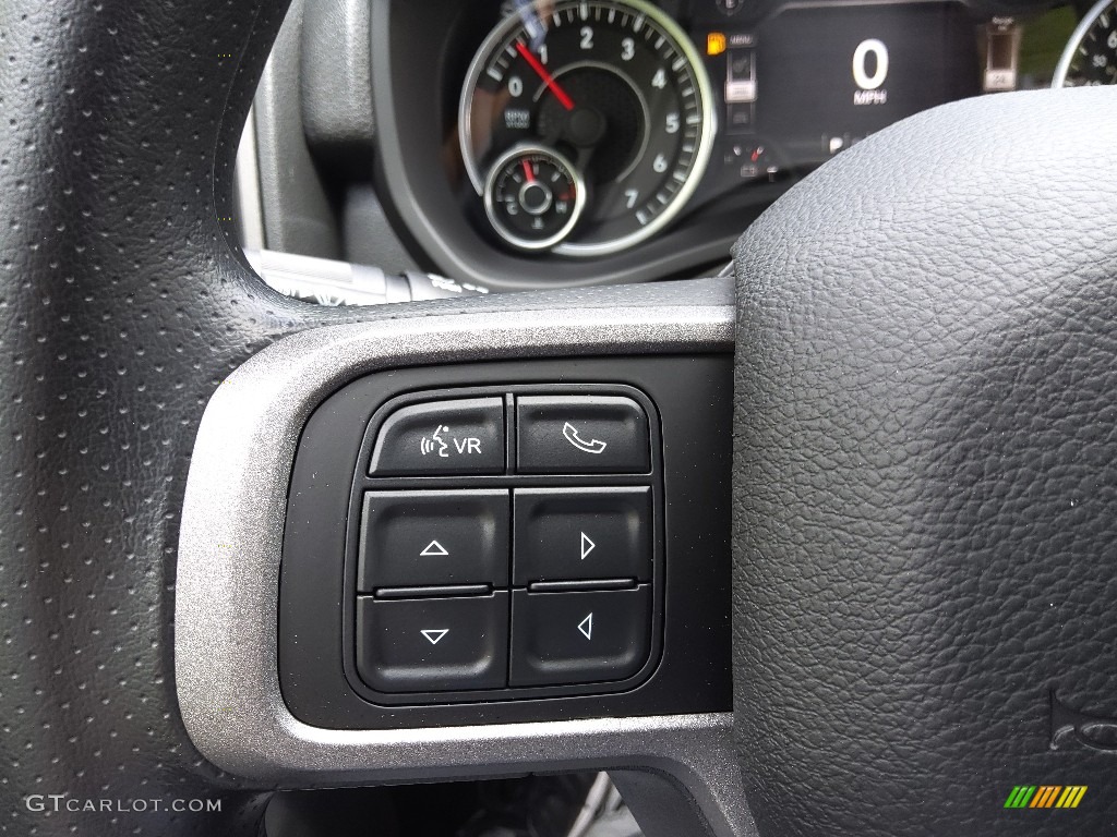2022 Ram 2500 Big Horn Regular Cab 4x4 Black Steering Wheel Photo #144130310