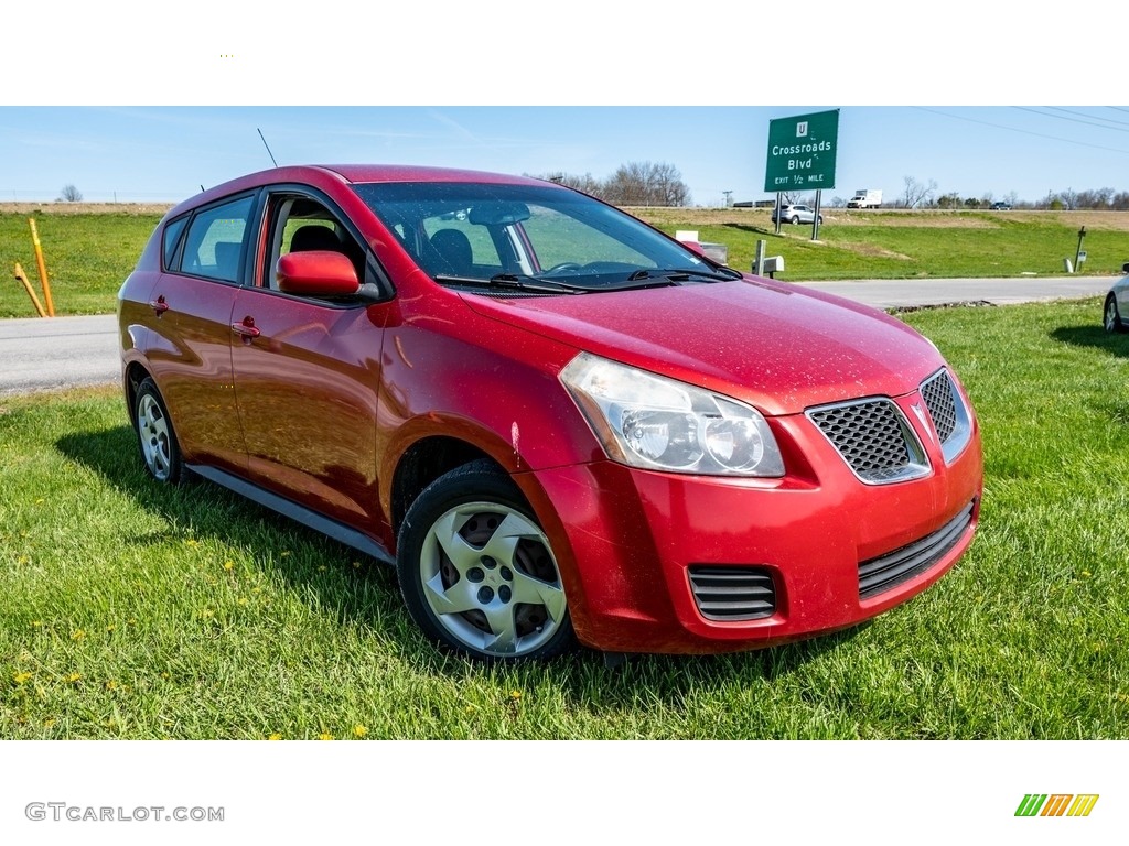 Red Hot Metallic Pontiac Vibe