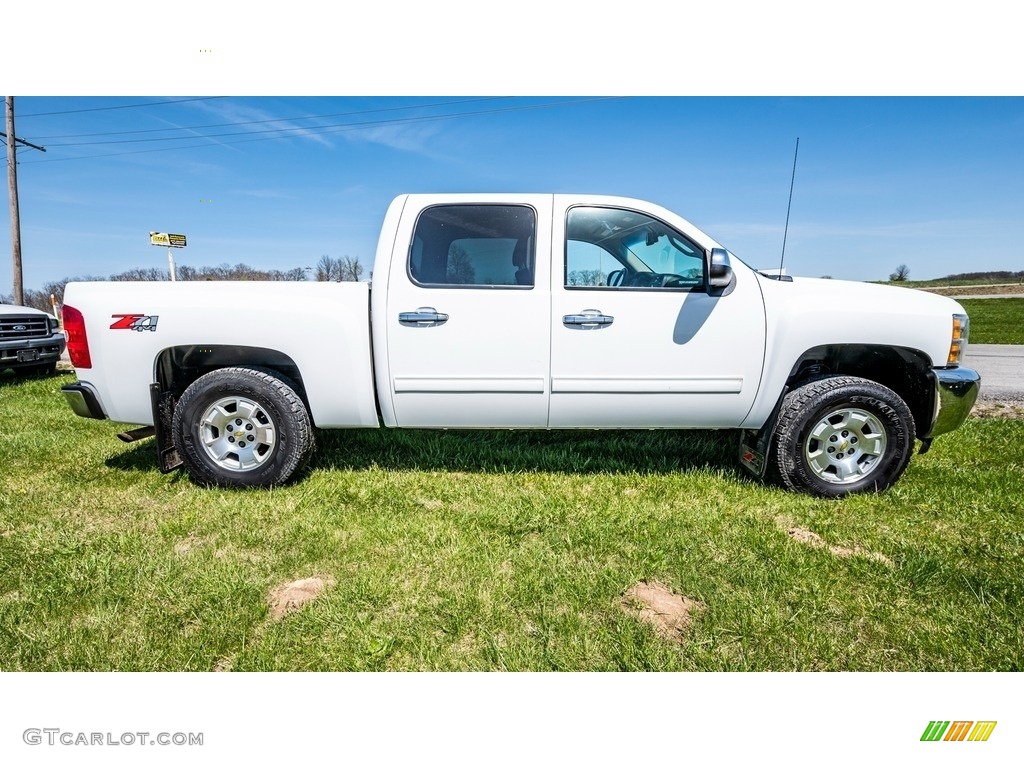 2013 Silverado 1500 LT Crew Cab 4x4 - Summit White / Ebony photo #3