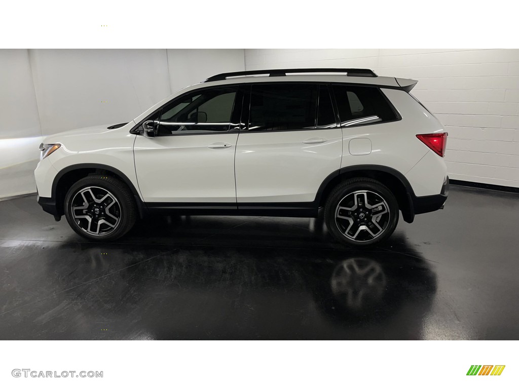 Platinum White Pearl 2022 Honda Passport Elite AWD Exterior Photo #144131150