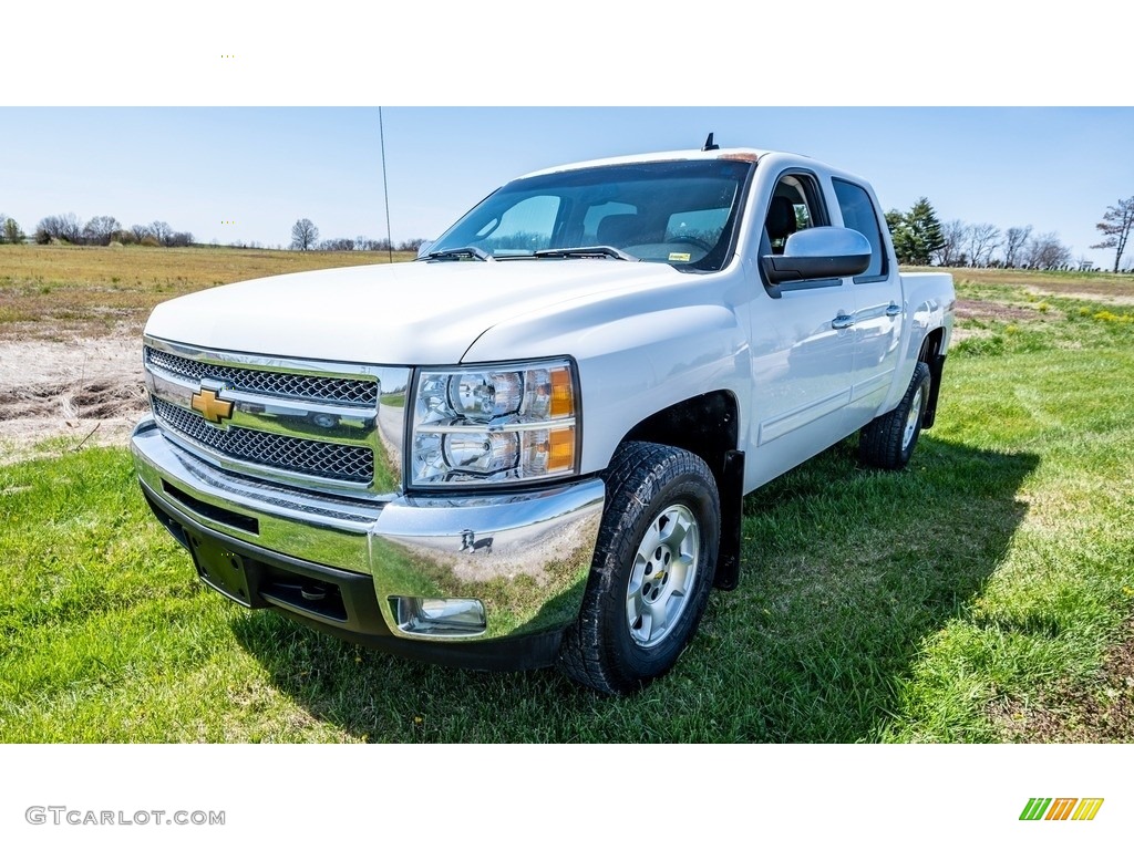 2013 Silverado 1500 LT Crew Cab 4x4 - Summit White / Ebony photo #8