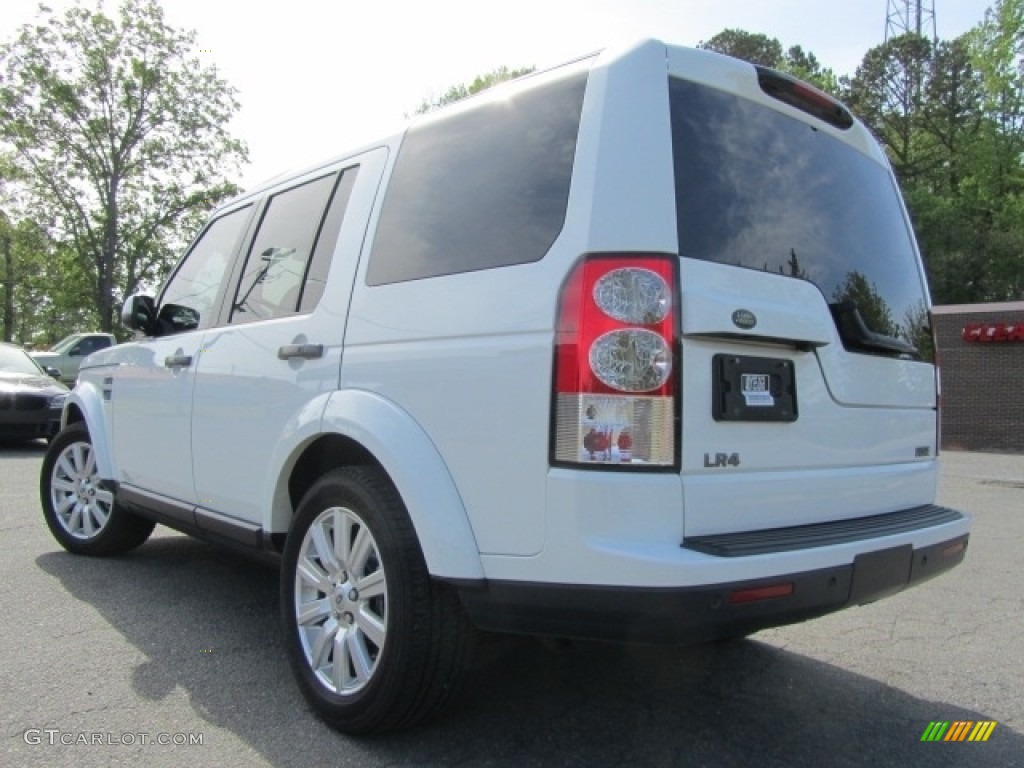 2012 LR4 HSE - Fuji White / Almond/Arabica photo #8