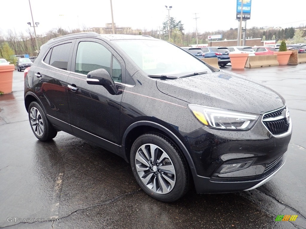 Ebony Twilight Metallic 2019 Buick Encore Essence AWD Exterior Photo #144131882