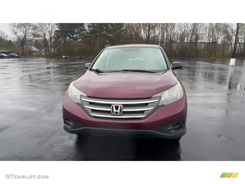 2012 CR-V LX 4WD - Basque Red Pearl II / Black photo #3