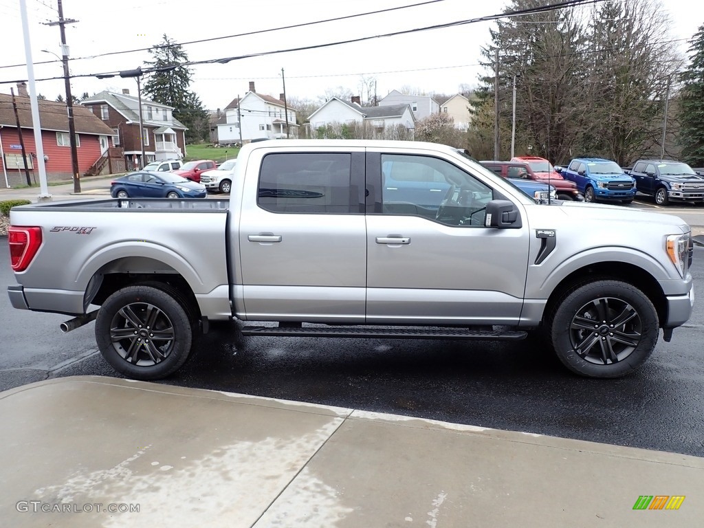 Iconic Silver Metallic 2022 Ford F150 XLT SuperCrew 4x4 Exterior Photo #144132799