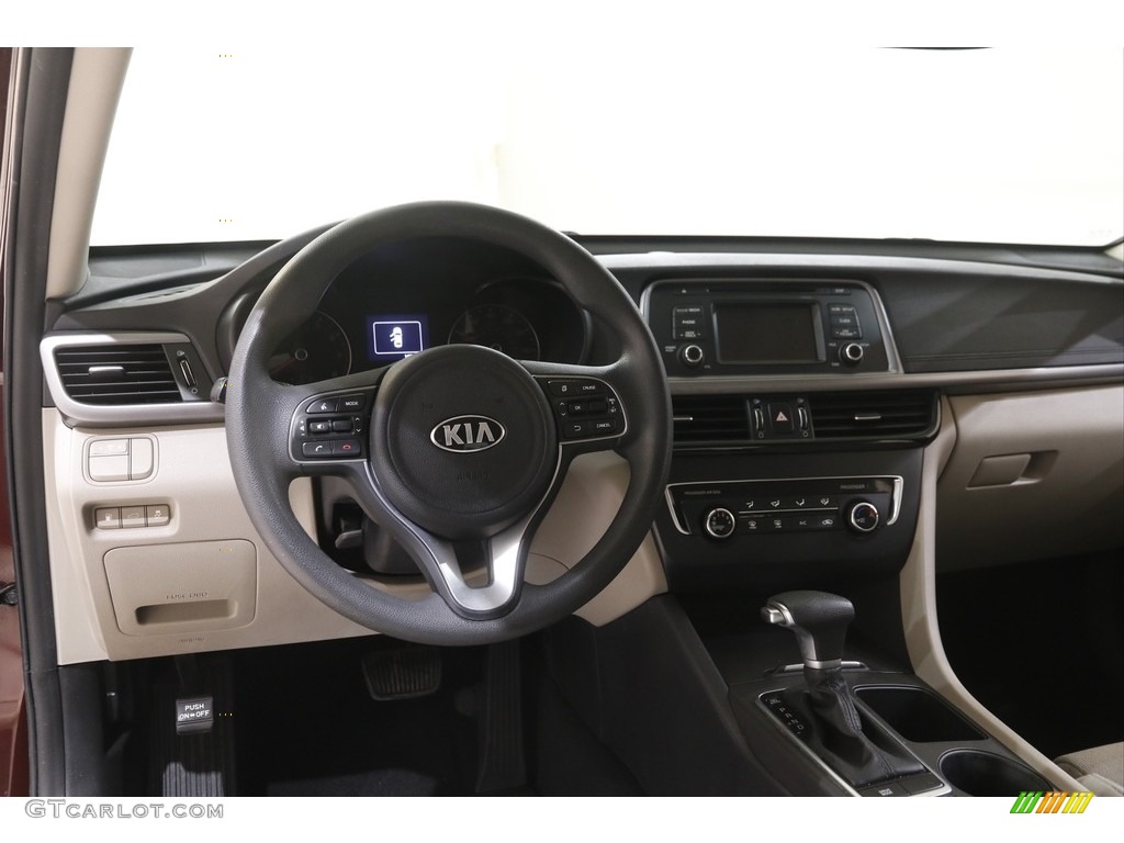 2016 Kia Optima LX Beige Dashboard Photo #144132918