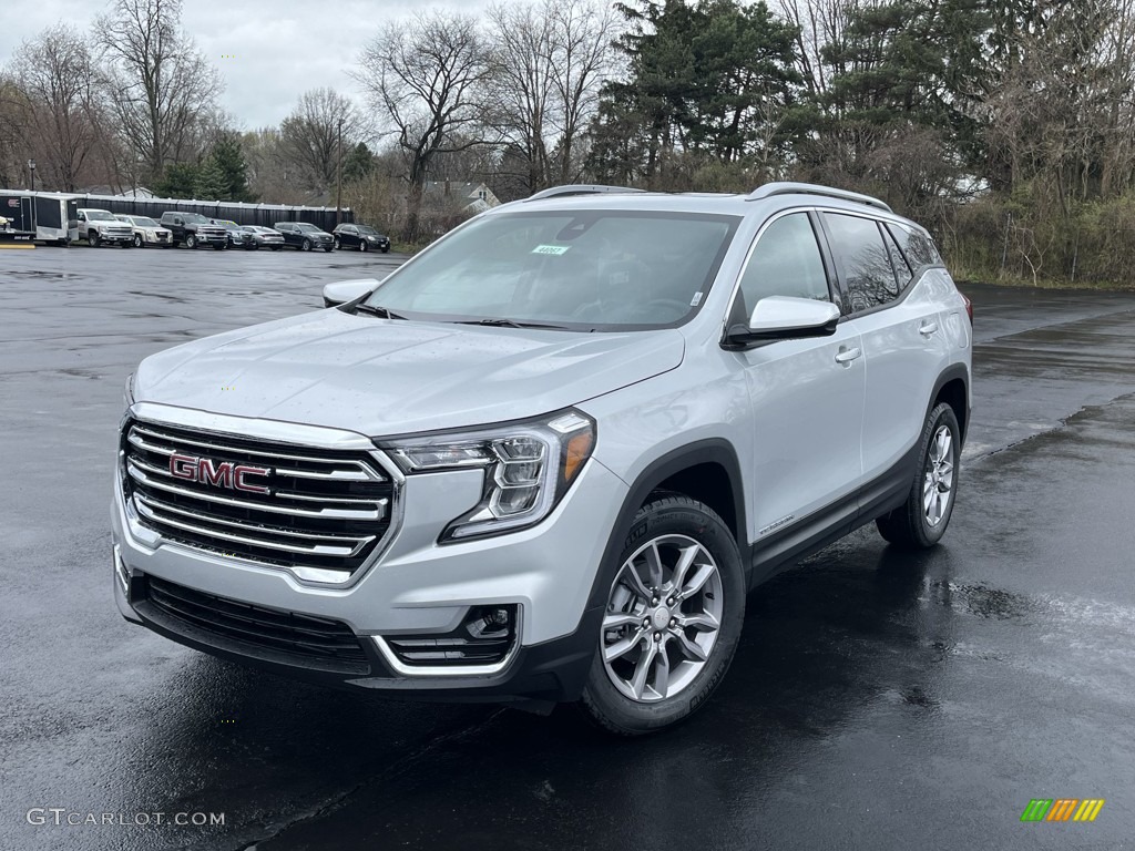 Quicksilver Metallic 2022 GMC Terrain SLT AWD Exterior Photo #144133579