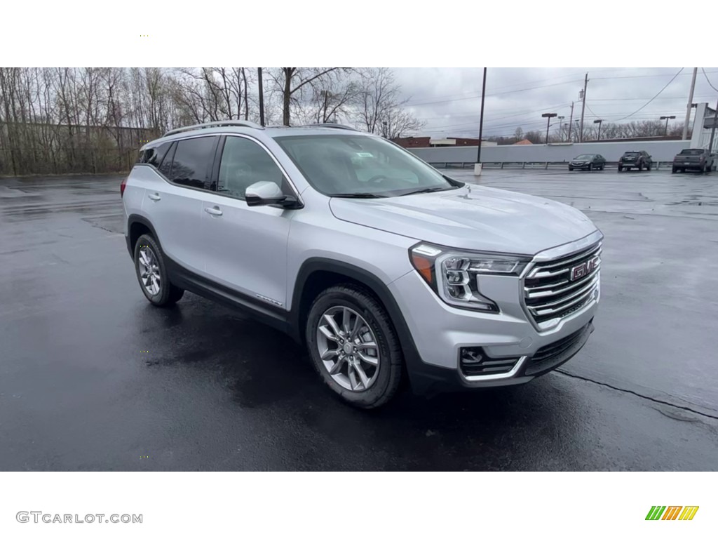 Quicksilver Metallic 2022 GMC Terrain SLT AWD Exterior Photo #144133594