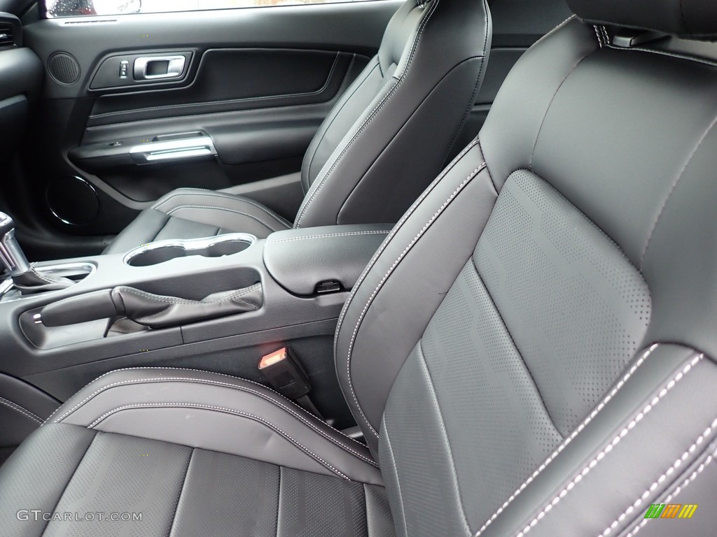 Ebony Interior 2022 Ford Mustang GT Premium Fastback Photo #144133951