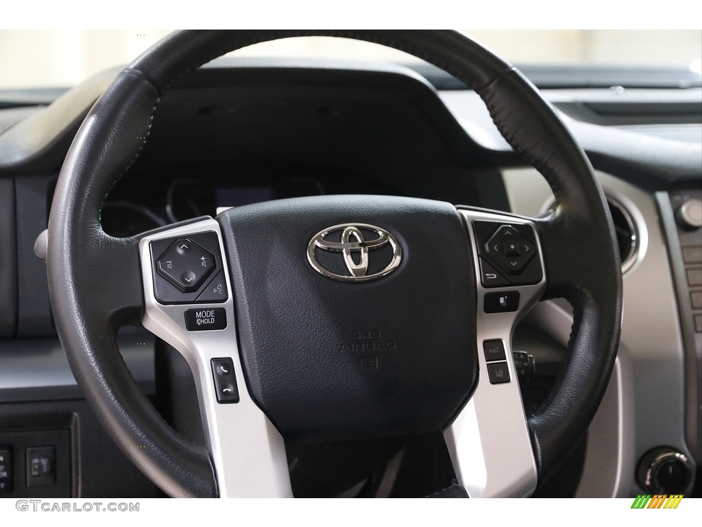 2020 Toyota Tundra TRD Pro CrewMax 4x4 Black Steering Wheel Photo #144134224