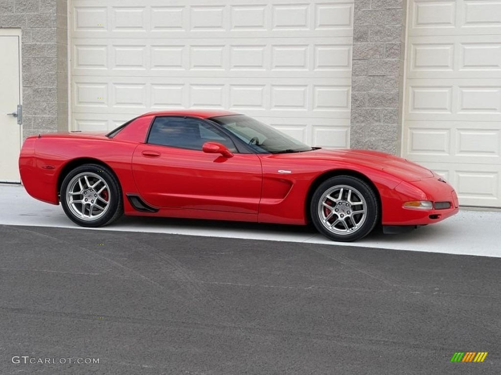 Torch Red 2002 Chevrolet Corvette Z06 Exterior Photo #144134854