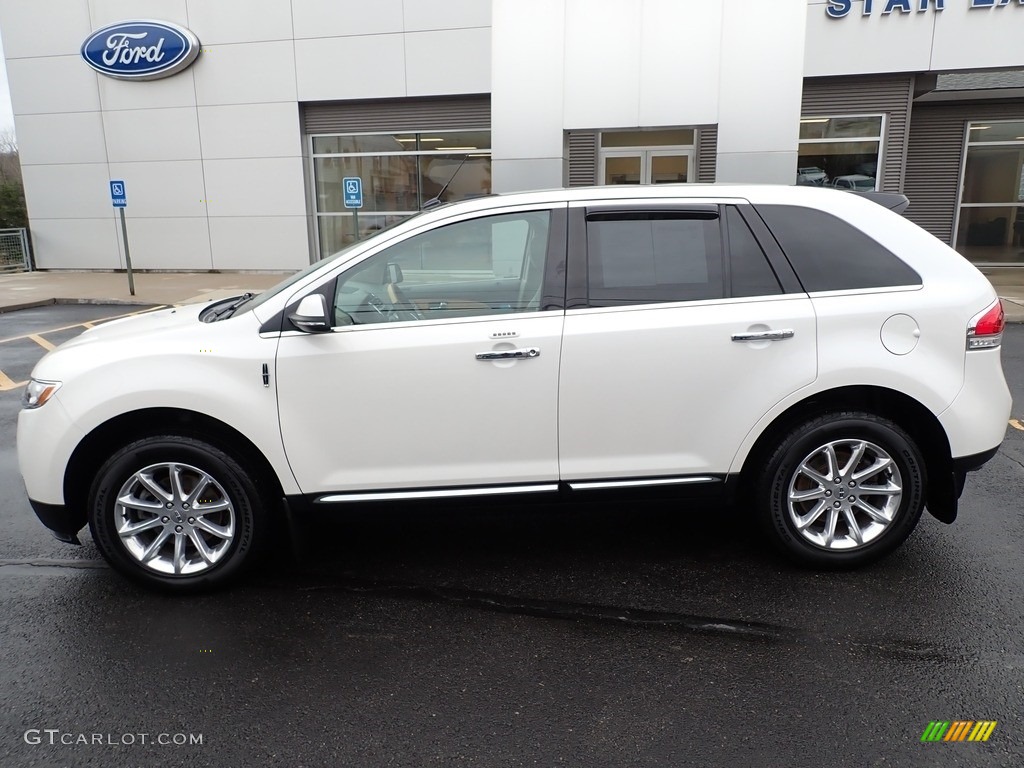 White Platinum Metallic Tri-Coat 2014 Lincoln MKX AWD Exterior Photo #144135778