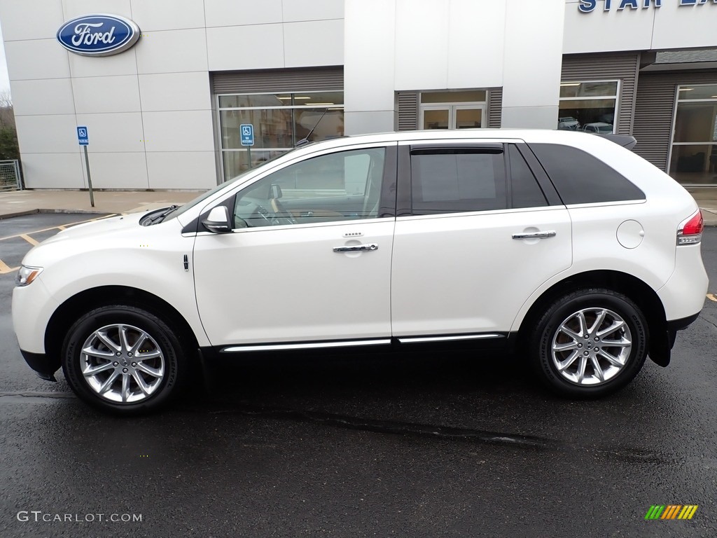 2014 MKX AWD - White Platinum Metallic Tri-Coat / Medium Light Stone photo #2