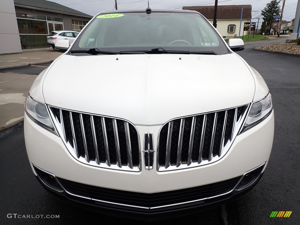 2014 MKX AWD - White Platinum Metallic Tri-Coat / Medium Light Stone photo #9