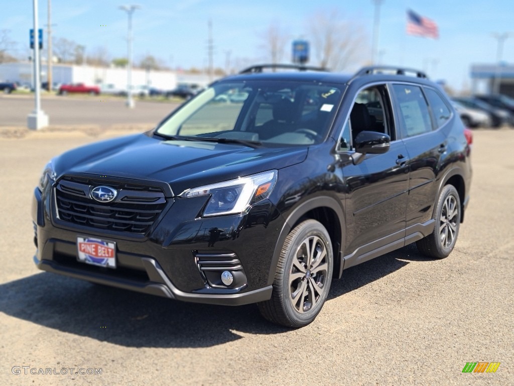 Crystal Black Silica 2022 Subaru Forester Limited Exterior Photo #144136663