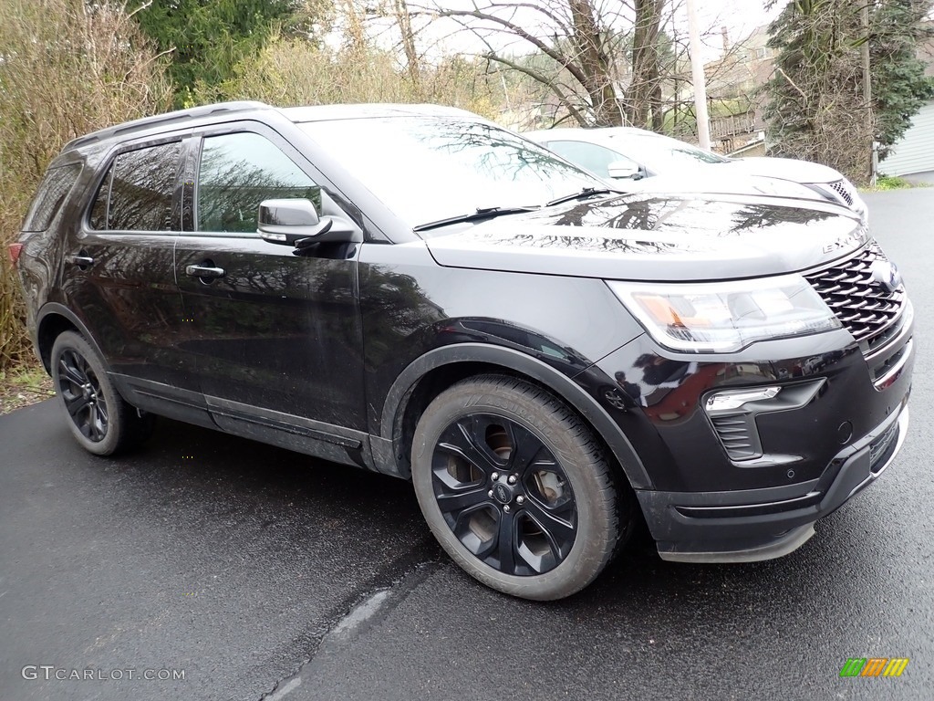 2019 Explorer Sport 4WD - Agate Black / Medium Black photo #4