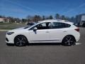 Crystal White Pearl 2022 Subaru Impreza Premium 5-Door Exterior