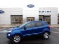 2021 Lightning Blue Metallic Ford EcoSport SE  photo #1