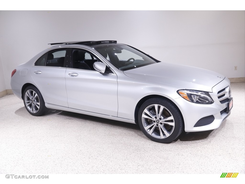 Iridium Silver Metallic 2018 Mercedes-Benz C 300 4Matic Sedan Exterior Photo #144137743