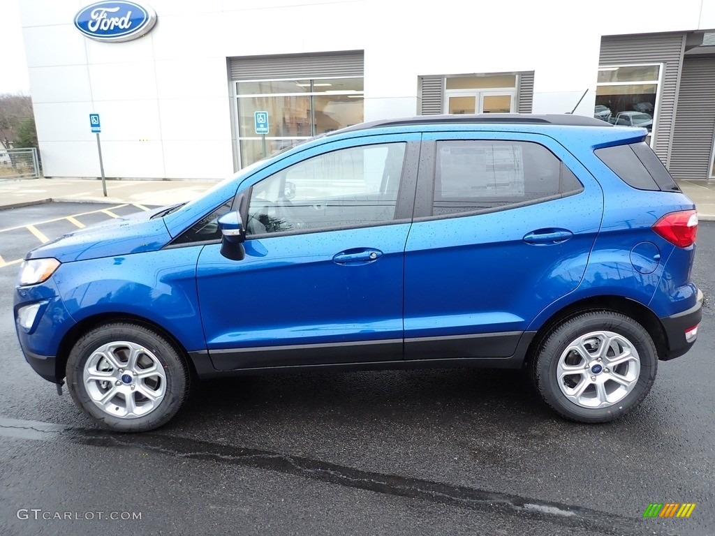 Lightning Blue Metallic 2021 Ford EcoSport SE Exterior Photo #144137751