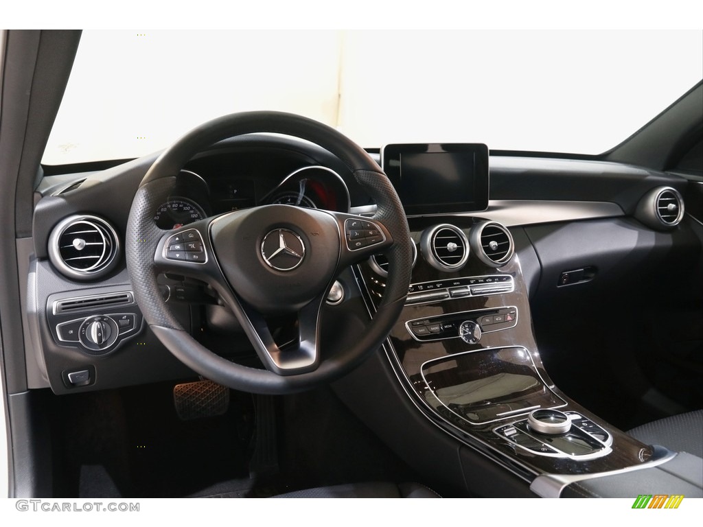 2018 Mercedes-Benz C 300 4Matic Sedan Black Dashboard Photo #144137848