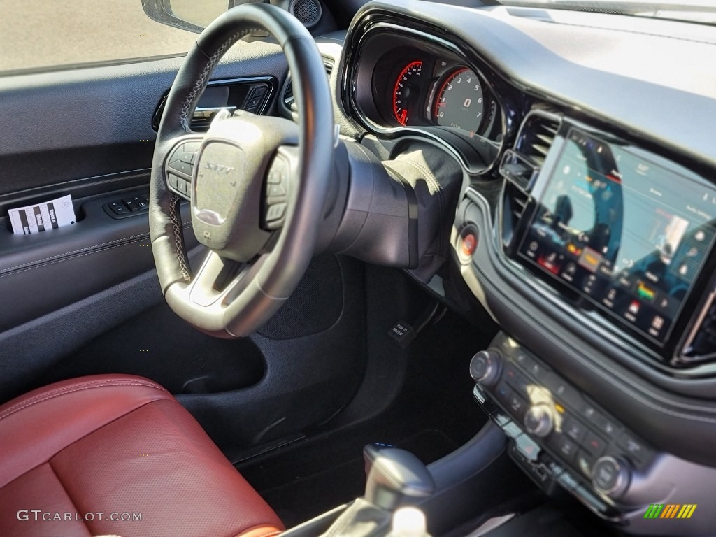 2021 Dodge Durango SRT 392 AWD Demonic Red/Black Dashboard Photo #144138178