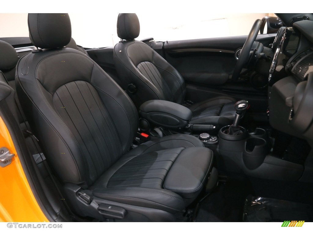 Lounge Leather/Carbon Black Interior 2018 Mini Convertible Cooper S Photo #144138460