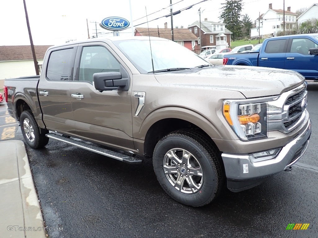 Stone Gray Metallic 2022 Ford F150 XLT SuperCrew 4x4 Exterior Photo #144138994