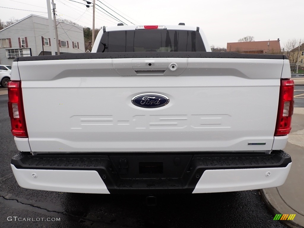 2022 F150 XLT SuperCrew 4x4 - Oxford White / Black photo #4