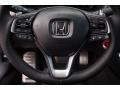 Black 2022 Honda Accord Sport Hybrid Steering Wheel