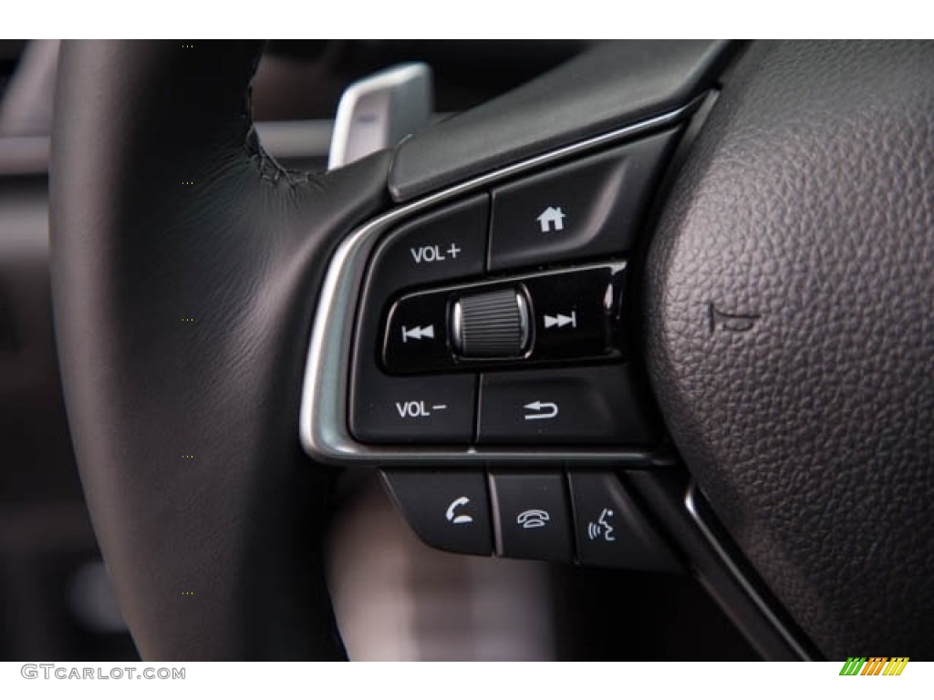 2022 Honda Accord Sport Hybrid Black Steering Wheel Photo #144140478