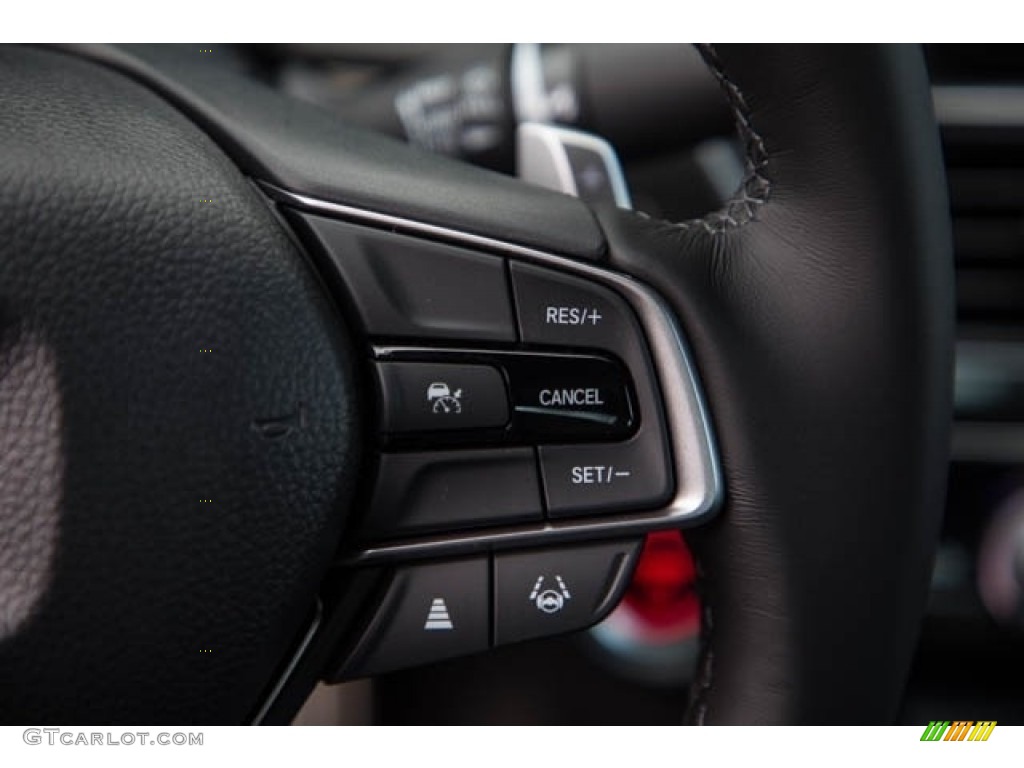 2022 Honda Accord Sport Hybrid Black Steering Wheel Photo #144140491
