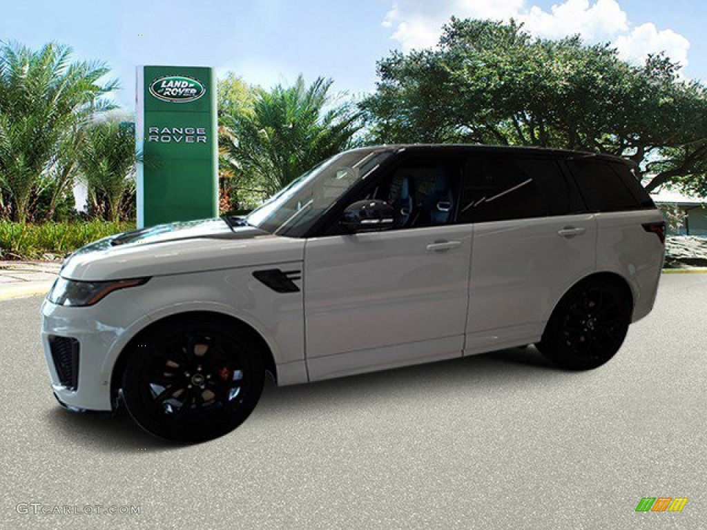 2022 Range Rover Sport SVR Carbon Edition - Yulong White Metallic / Ebony/Ebony photo #6