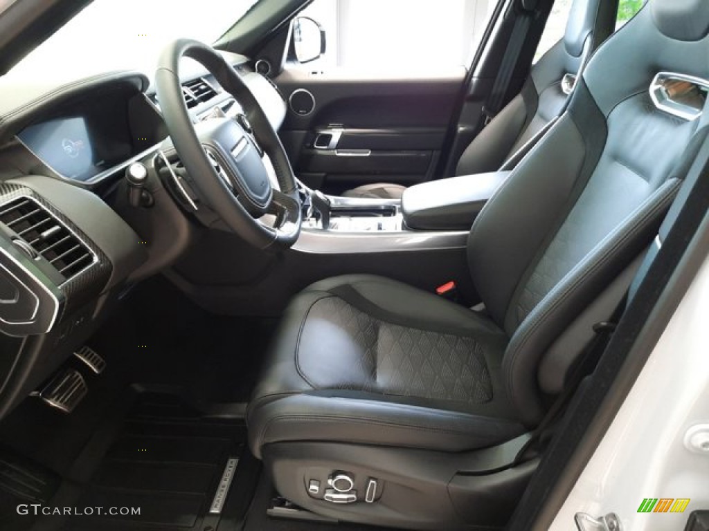 Ebony/Ebony Interior 2022 Land Rover Range Rover Sport SVR Carbon Edition Photo #144140850