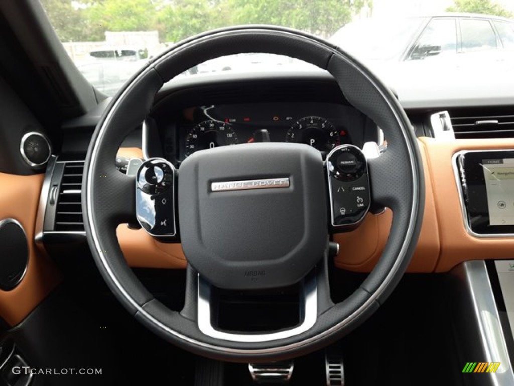 2022 Range Rover Sport HSE Dynamic - Santorini Black Metallic / Vintage Tan/Ebony photo #16