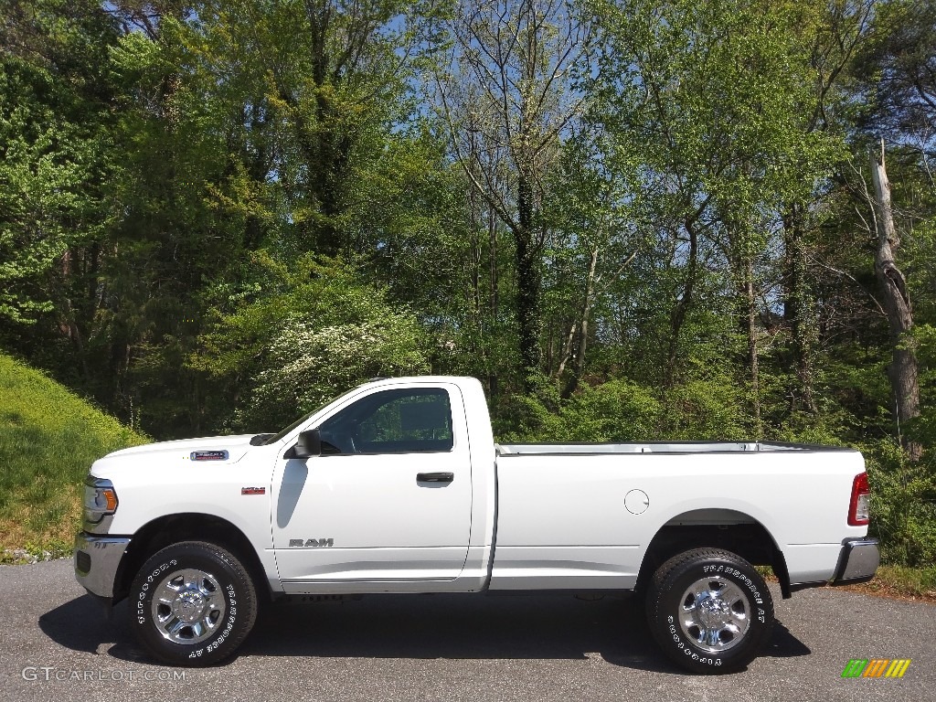 Bright White 2022 Ram 2500 Tradesman Regular Cab 4x4 Exterior Photo #144141969
