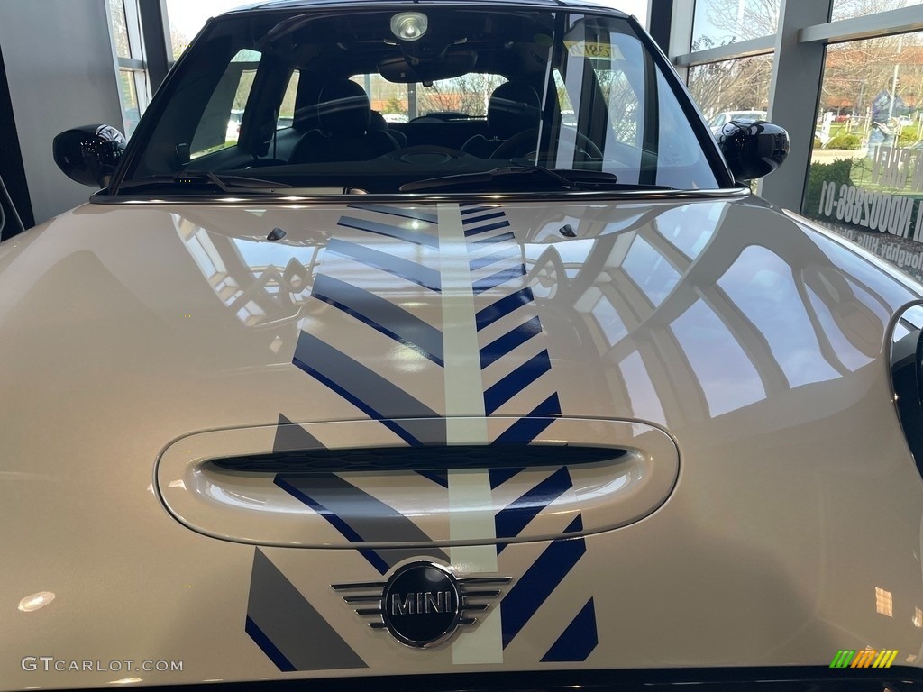2022 Hardtop Cooper S 2 Door Bricklane Edition - White Silver Metallic / Cross Punch/Carbon Black photo #3