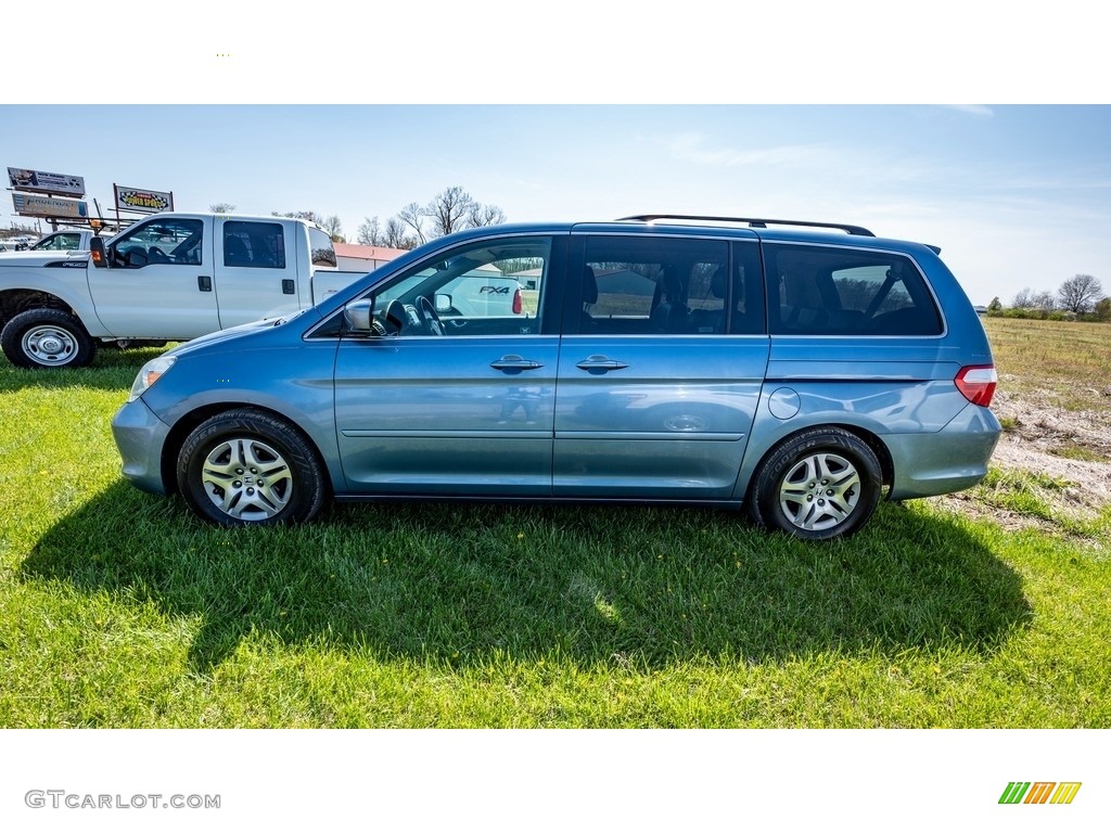 2007 Odyssey EX-L - Ocean Mist Metallic / Gray photo #18