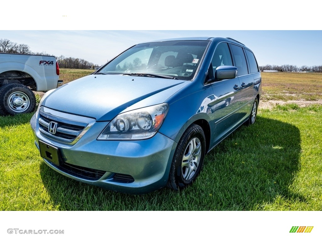2007 Odyssey EX-L - Ocean Mist Metallic / Gray photo #19