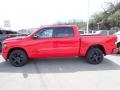 2022 Flame Red Ram 1500 Big Horn Night Edition Crew Cab 4x4  photo #2