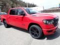 2022 Flame Red Ram 1500 Big Horn Night Edition Crew Cab 4x4  photo #7