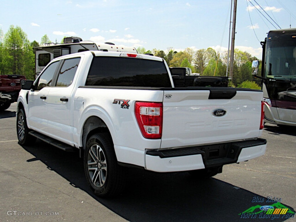 2022 F150 STX SuperCrew 4x4 - Oxford White / Black photo #3