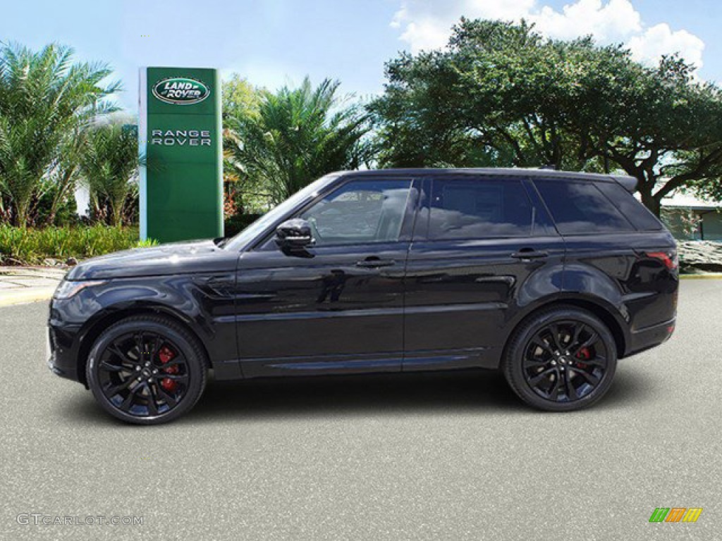2022 Range Rover Sport HST - Santorini Black Metallic / Ebony/Ebony photo #6