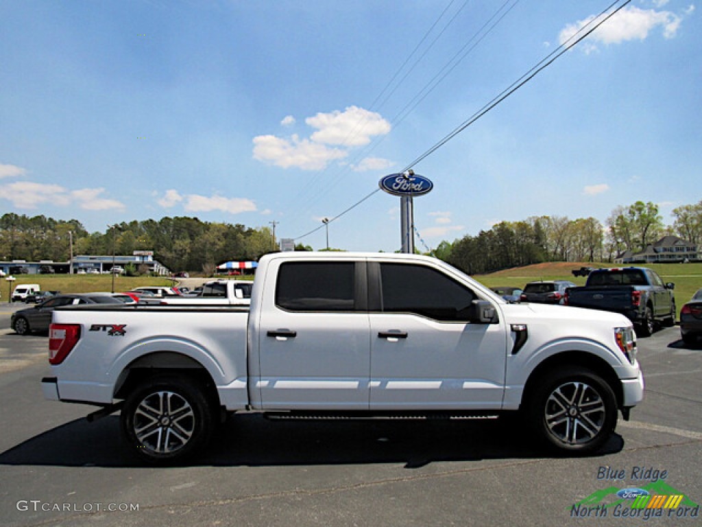 2022 F150 STX SuperCrew 4x4 - Oxford White / Black photo #6