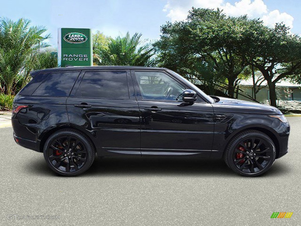 2022 Range Rover Sport HST - Santorini Black Metallic / Ebony/Ebony photo #11