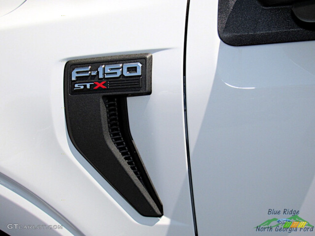 2022 F150 STX SuperCrew 4x4 - Oxford White / Black photo #28