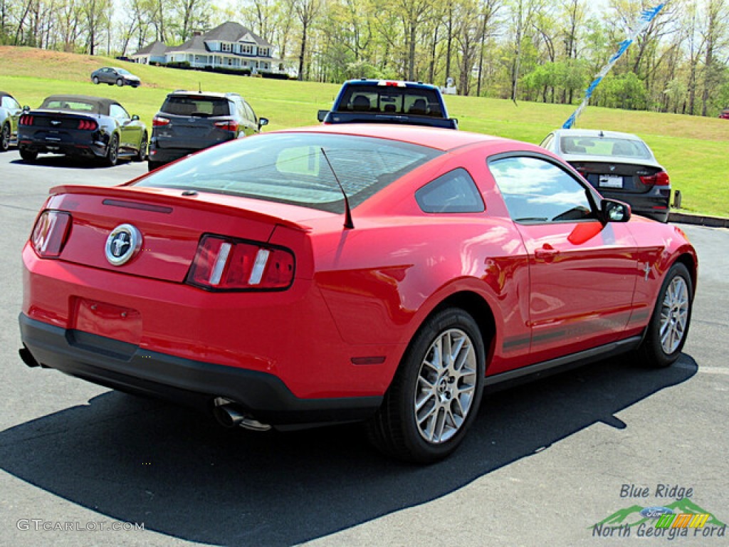 2012 Mustang V6 Premium Coupe - Race Red / Charcoal Black photo #5